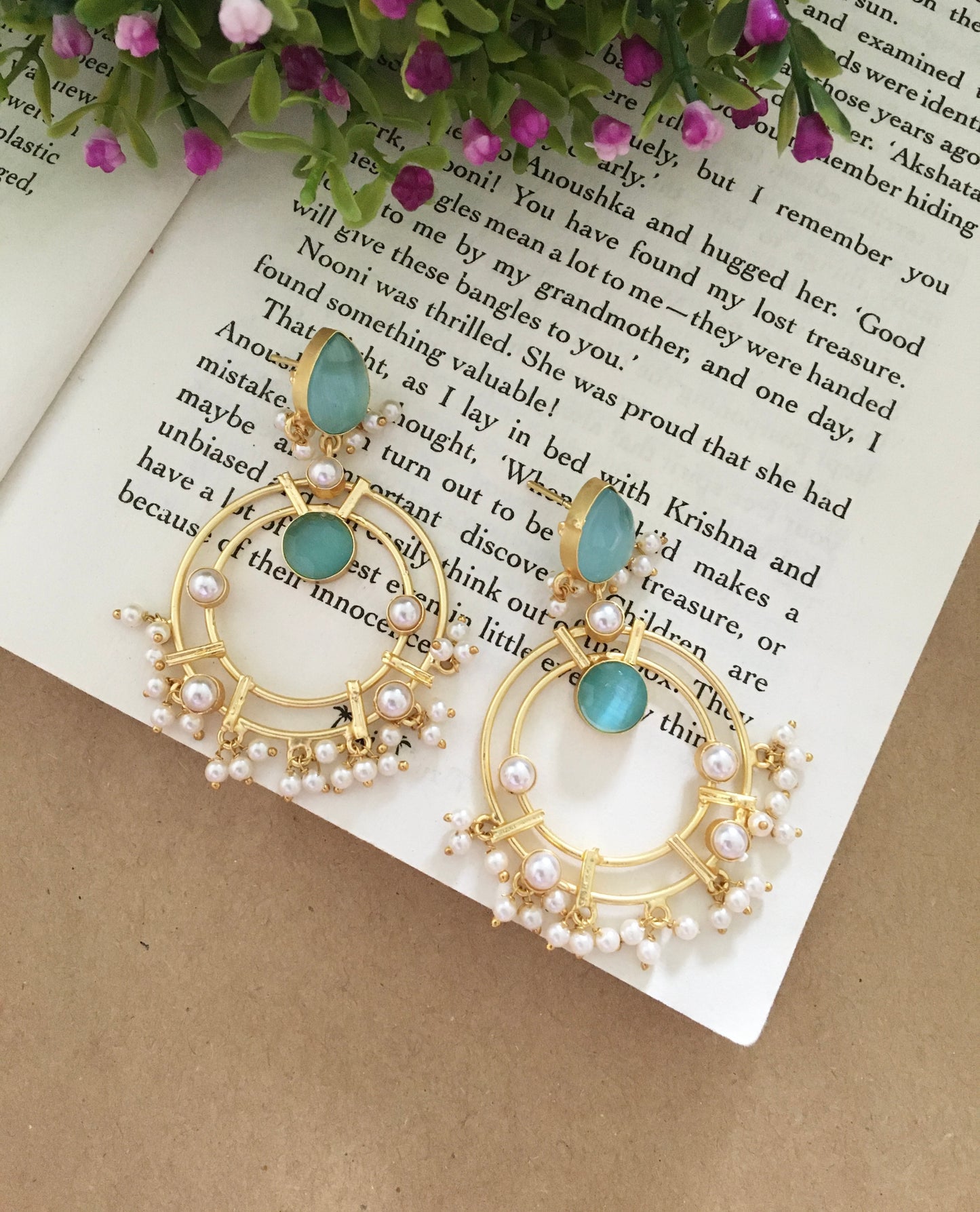 Zoe Dual Round Dangler Earring