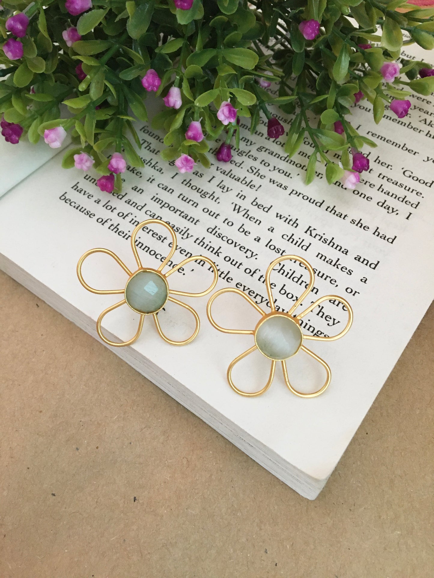 Calina Druzy Stud Earring