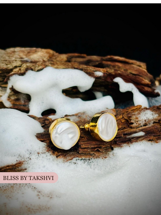 Baroque Pearl Studs