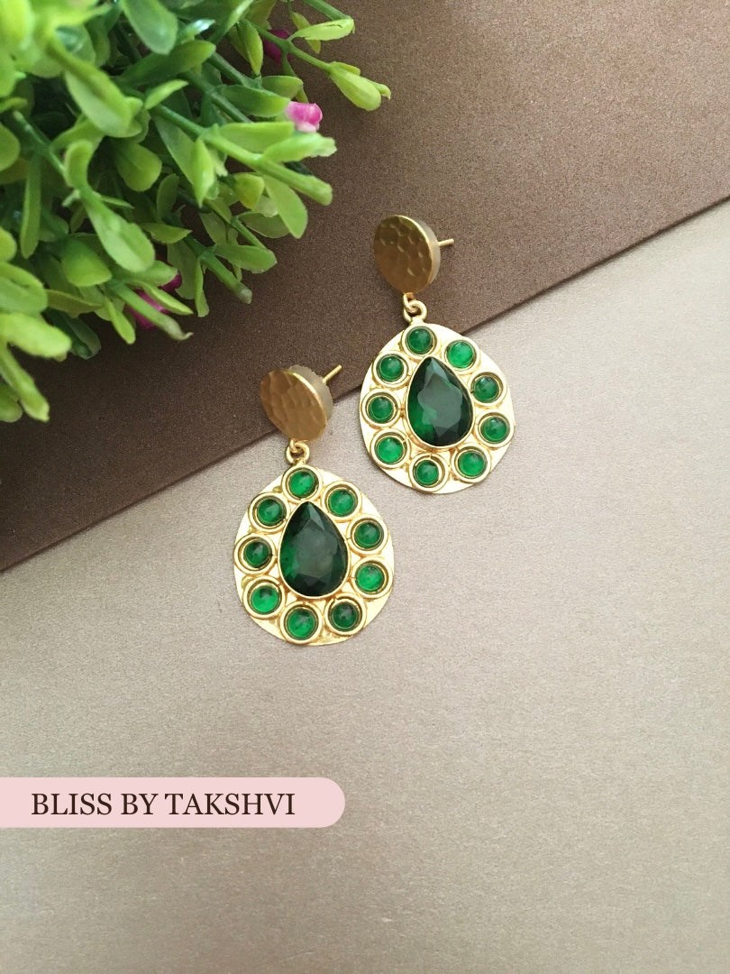 Shaheen Nine Stone Drop Earring