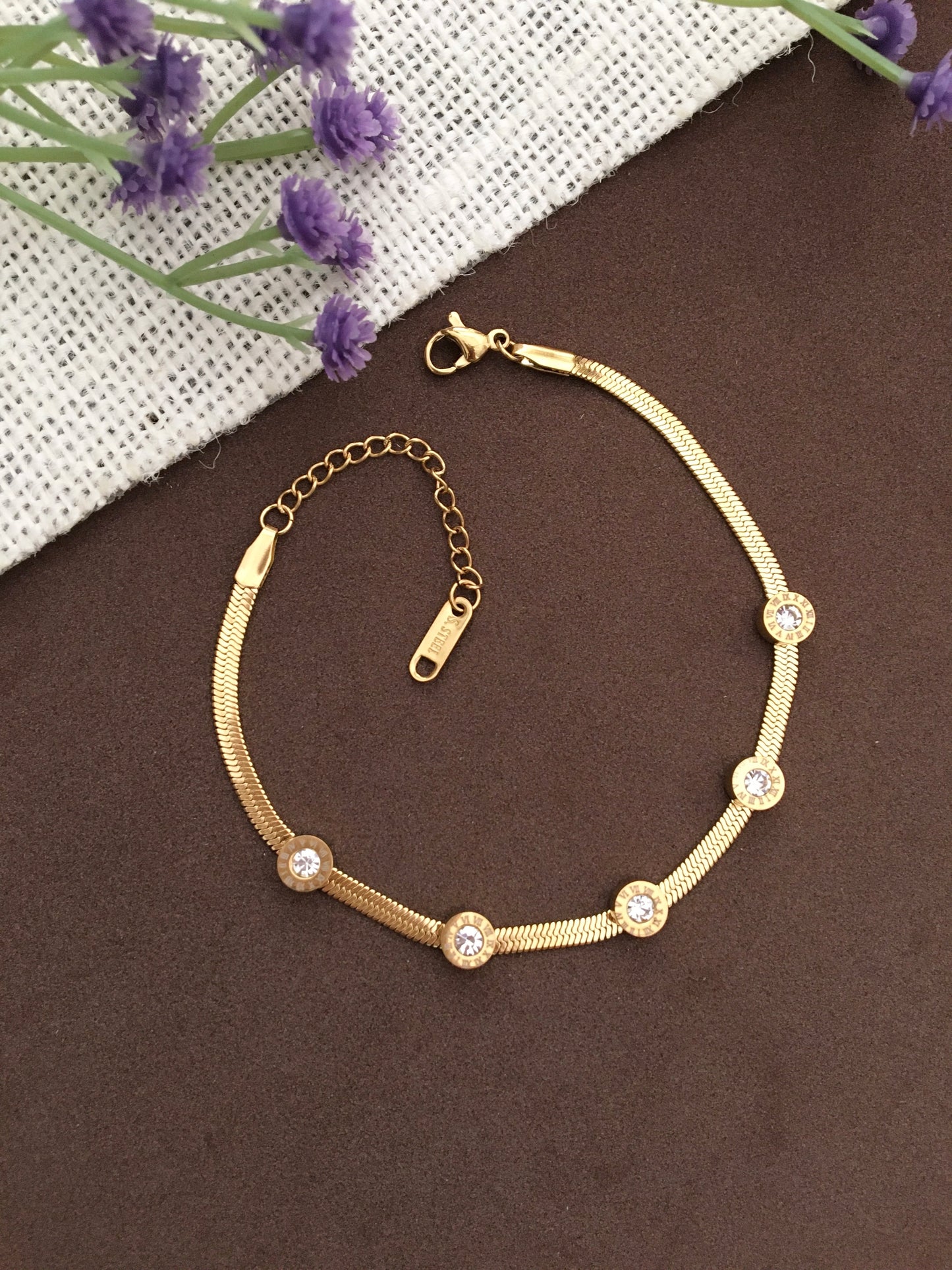 Floral Chain Bracelet