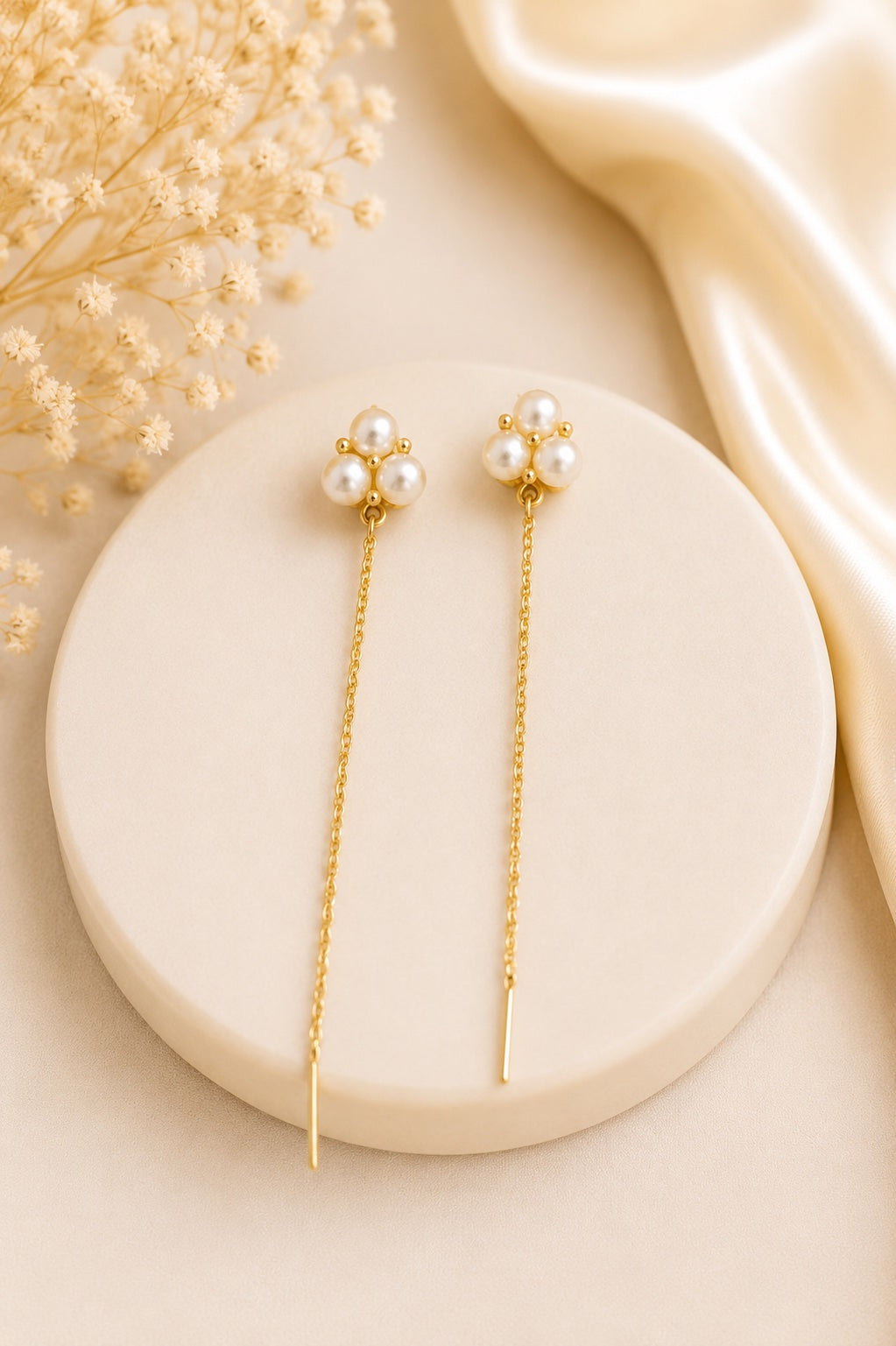 Sui Dhaga Bloom Drop Earrings