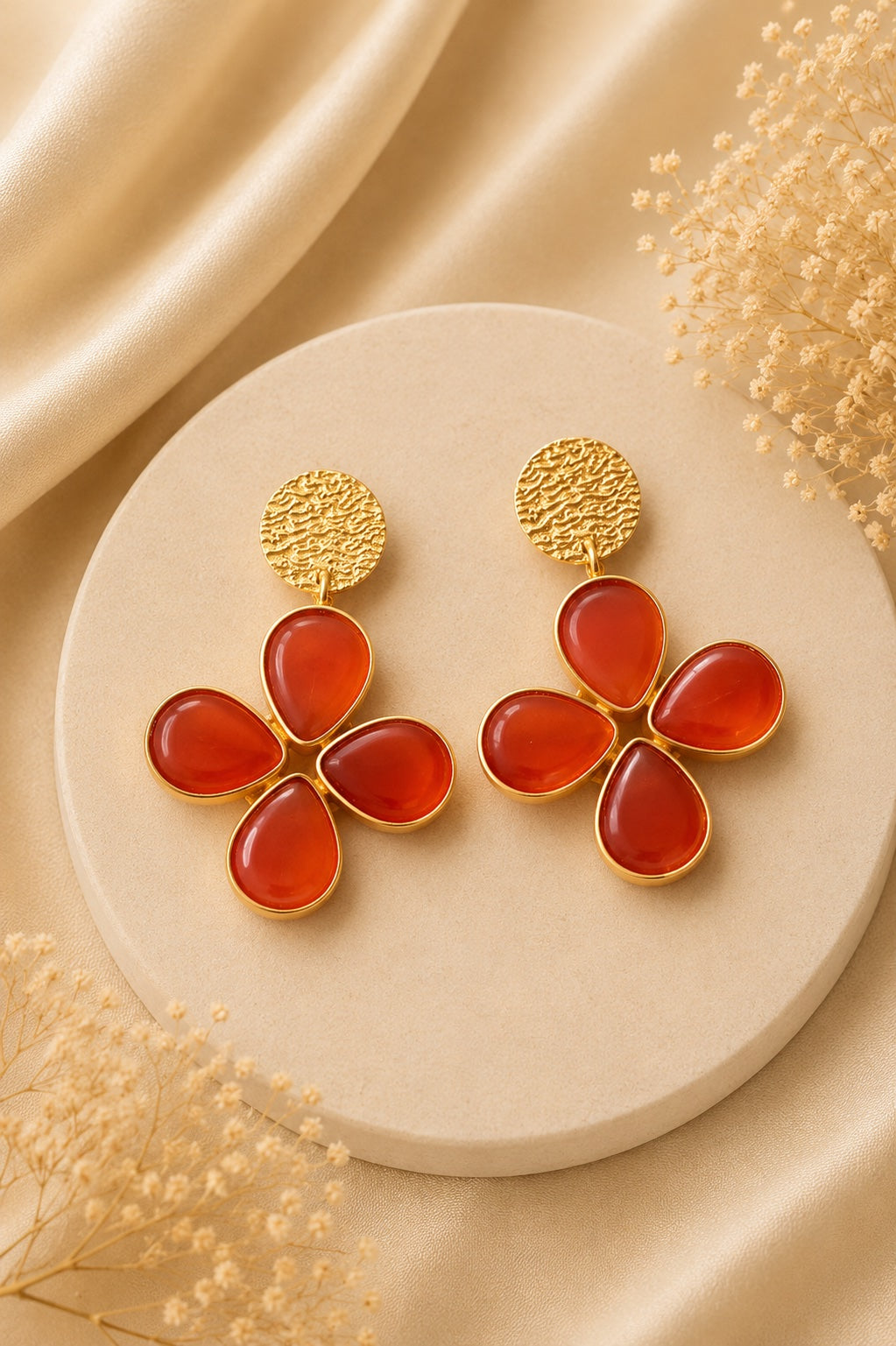 Fiora Petal Drop Earrings