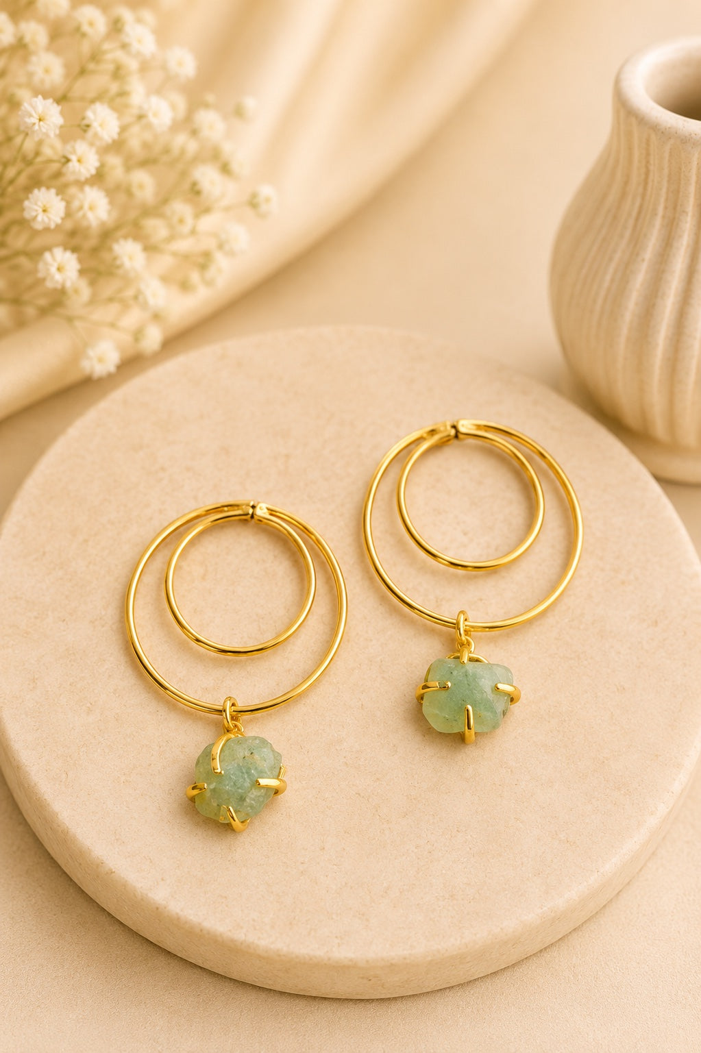 Astra Double Hoop Earrings