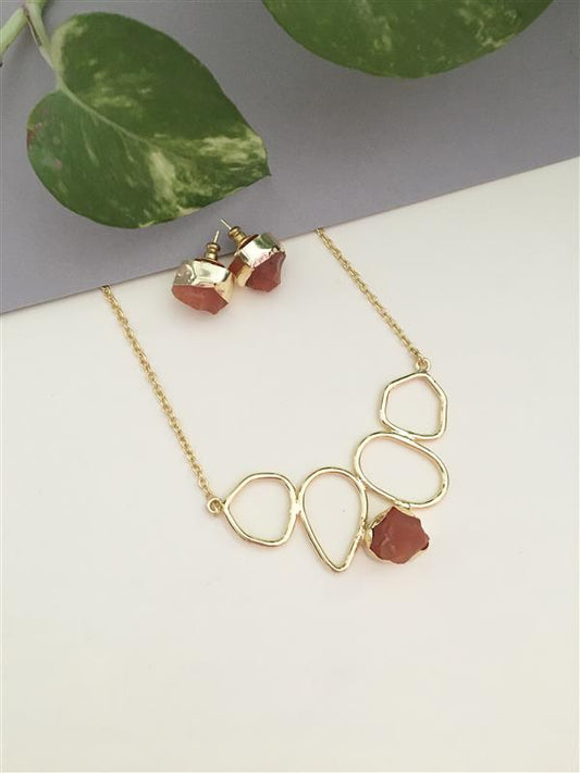 Rough Stone Western Chain Pendant
