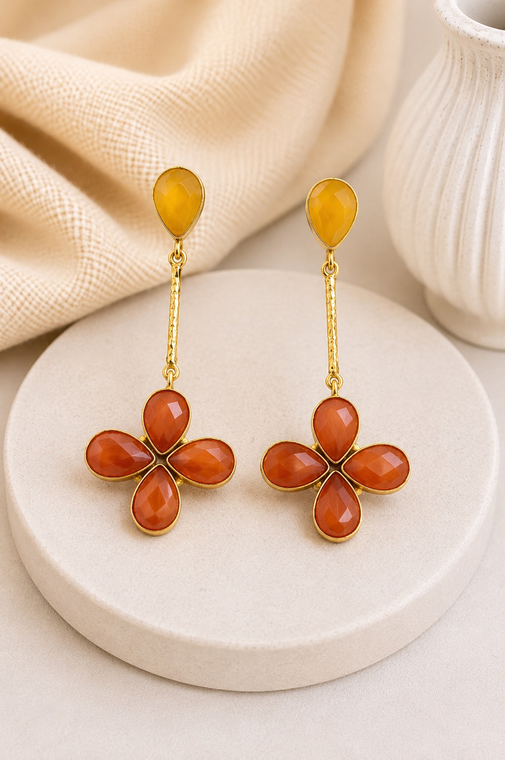 Petalora Floral Drop Earrings