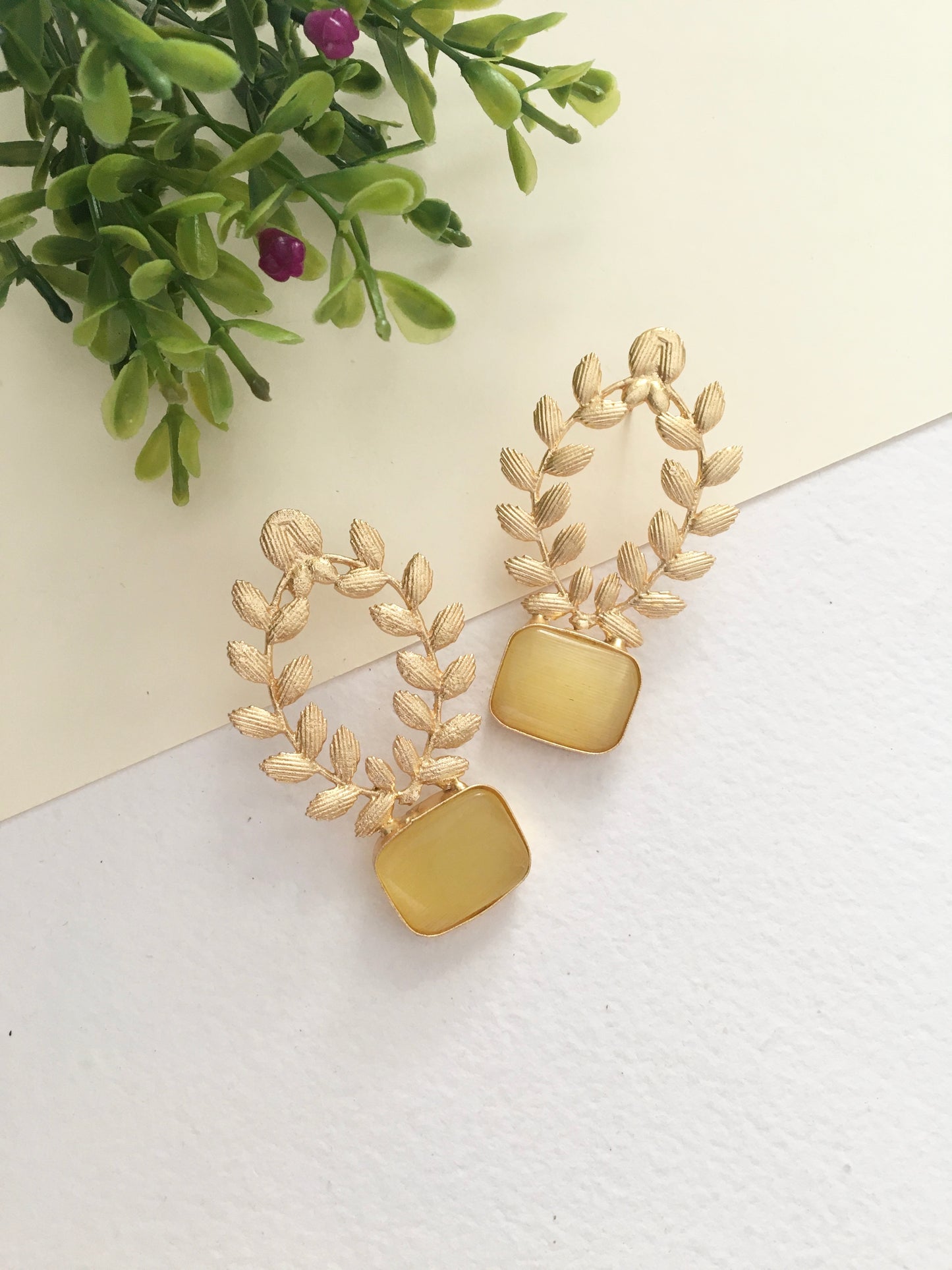 Leaf Stud Earring