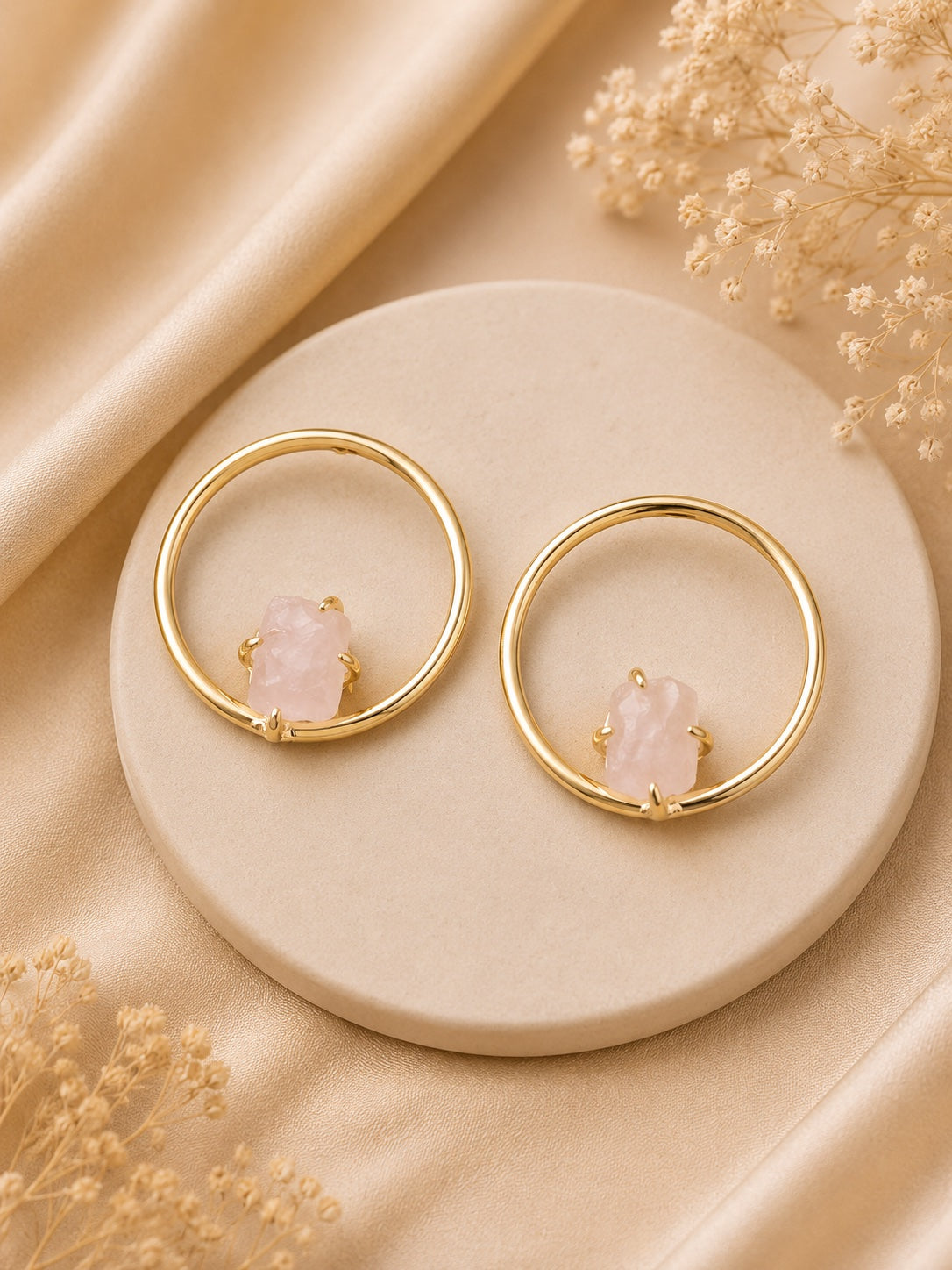 Zara Blossom Halo Hoop Earrings