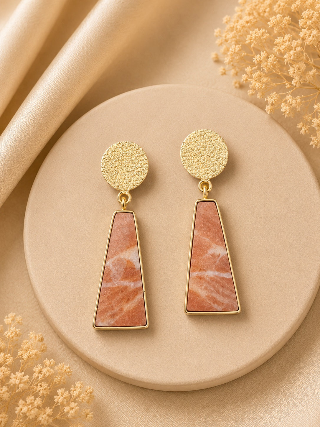 Freya Geometric Trapezoid Earrings
