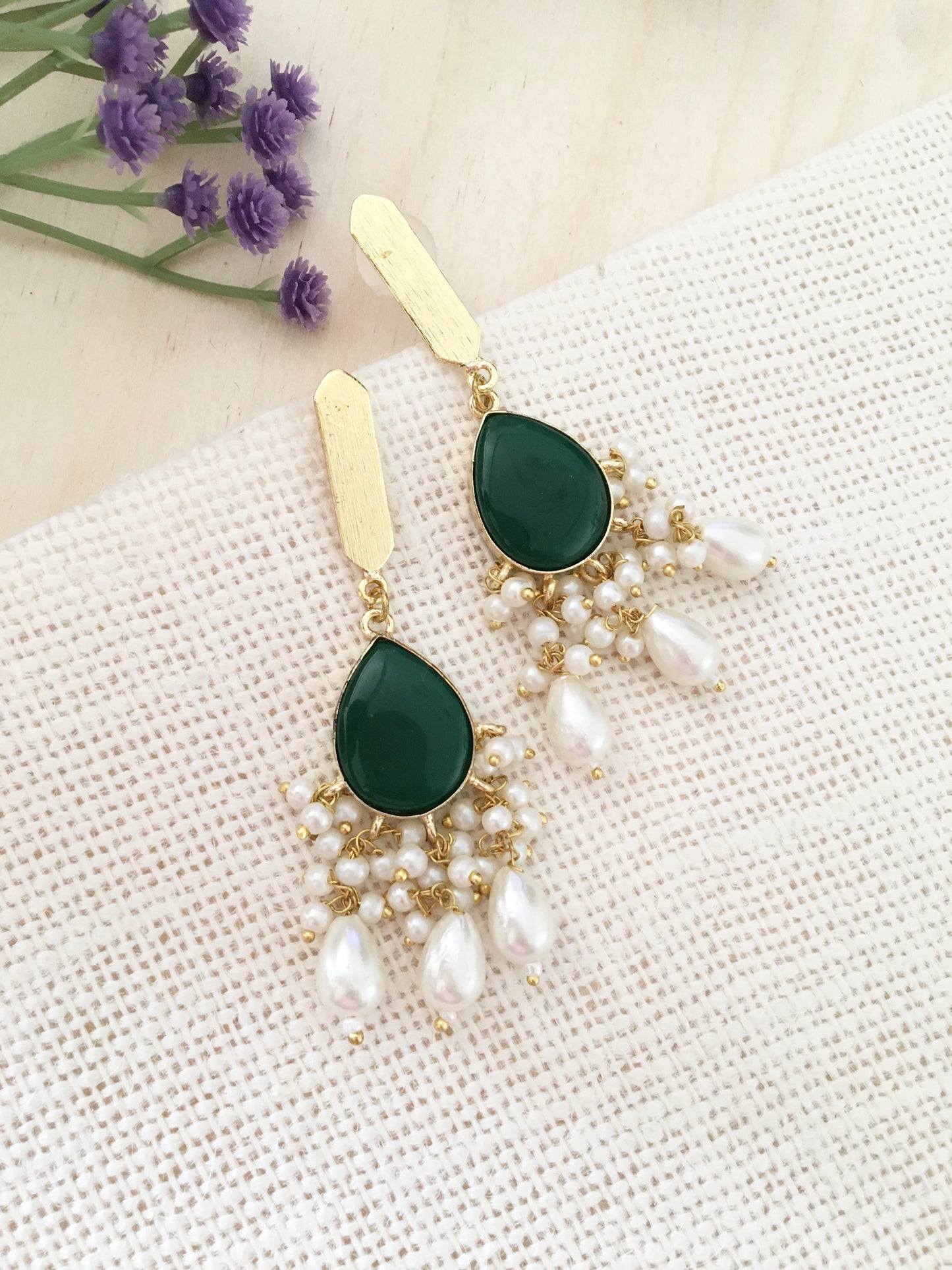 Emerald Pearl Drops