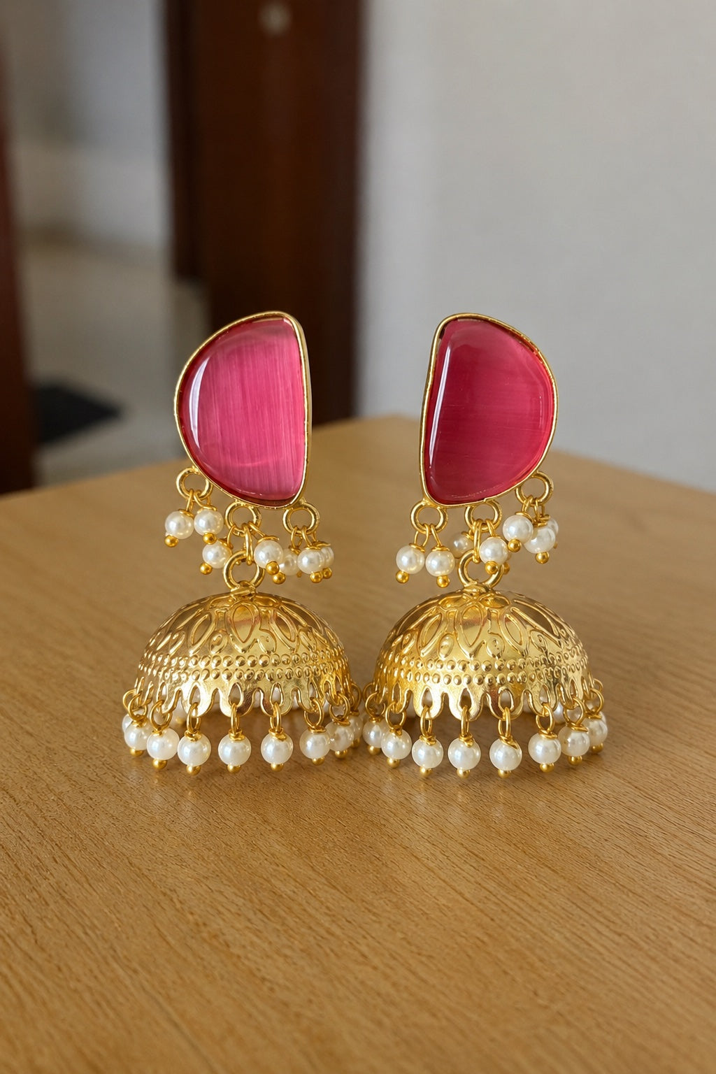 Diya Jhumka Earrings