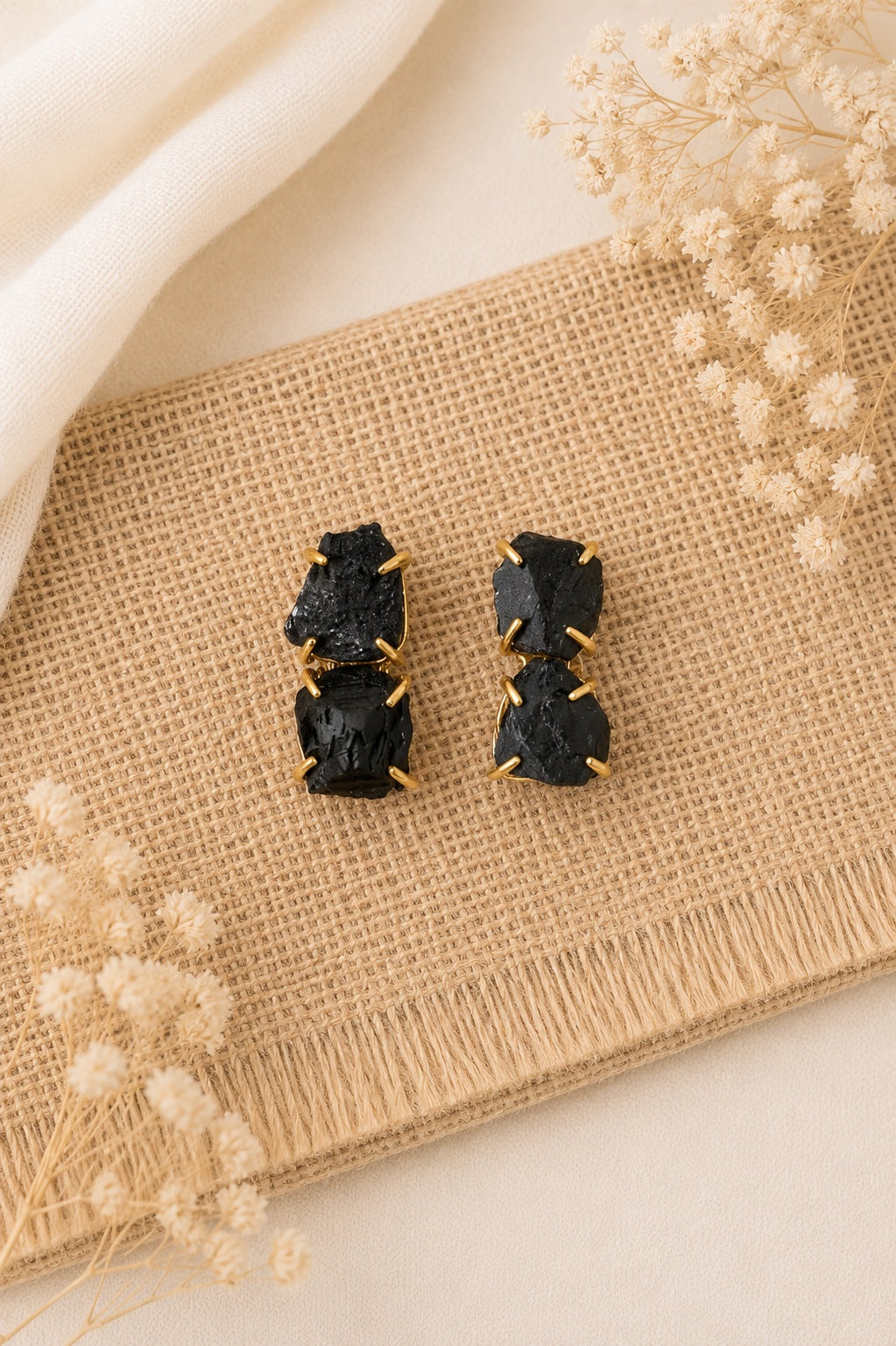 Tvesha Raw Stone Earrings
