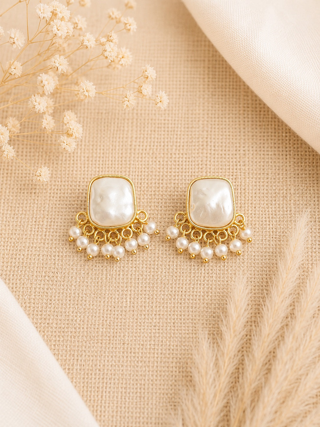 Shweta Drop Stud Earrings