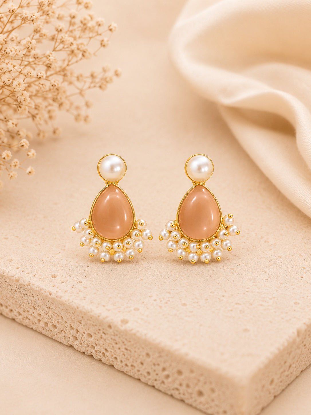 Dewdrop Stud Earrings