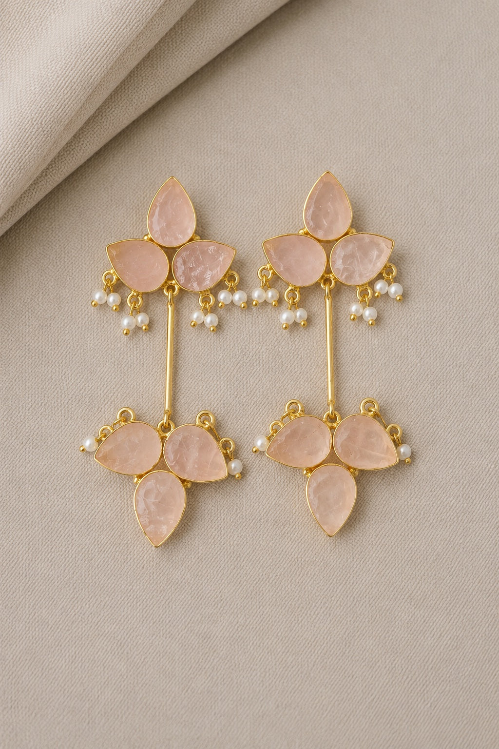 Kavya Floral Drop Earrings