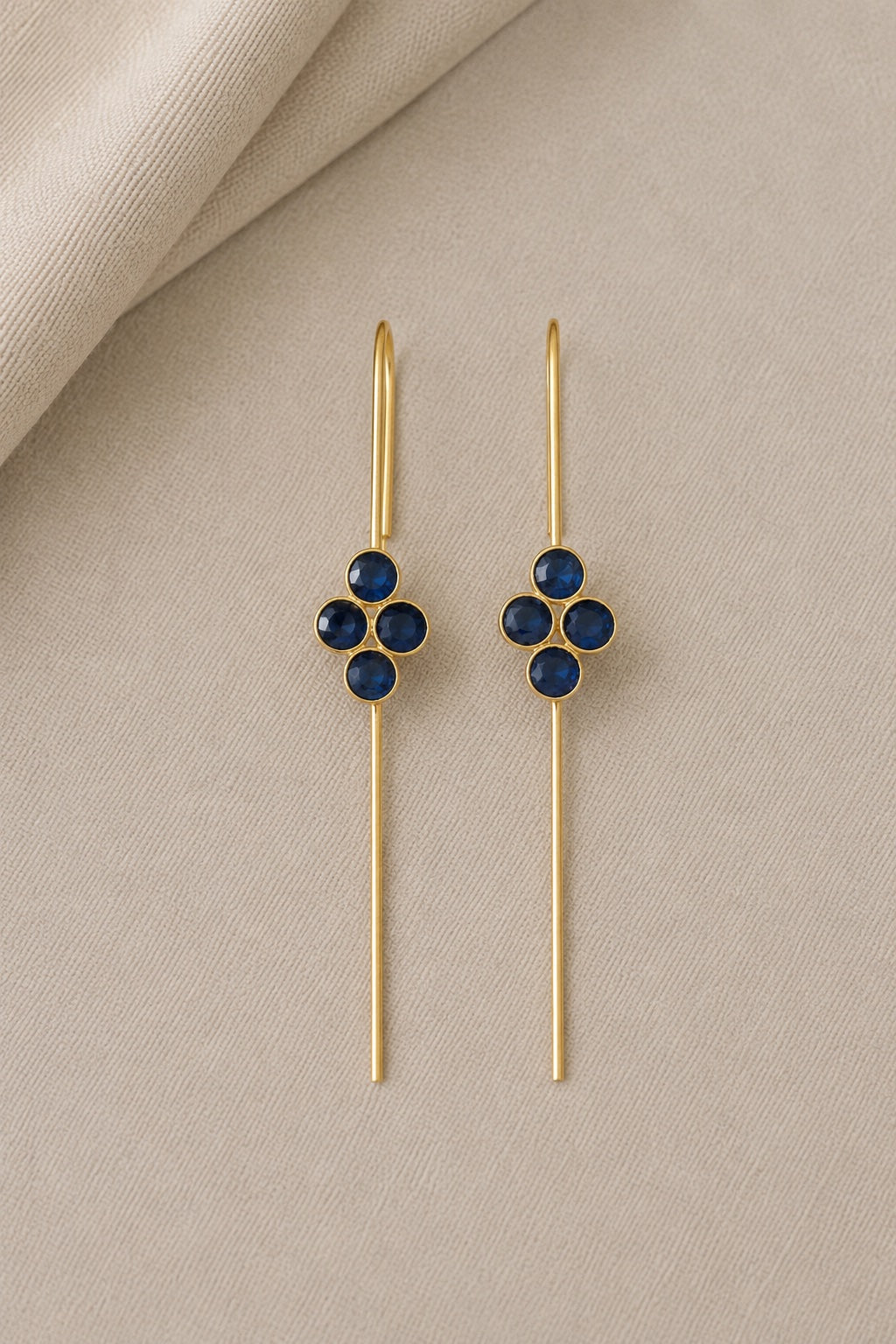 Zoya Sapphire Ear Cuffs