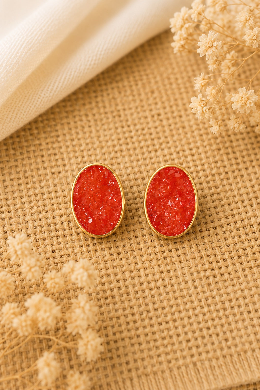 Tejasvi Oval Stud Earrings