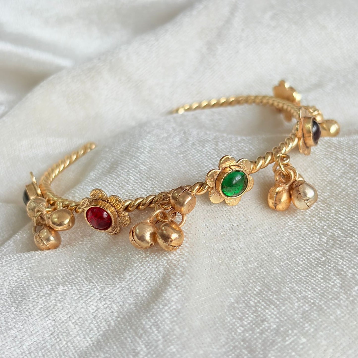 Floral Charm Antique Bracelets