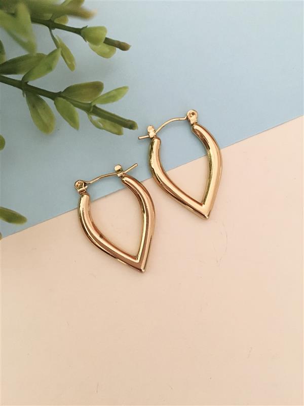 Golden Anti Tarnish Stud Earrings