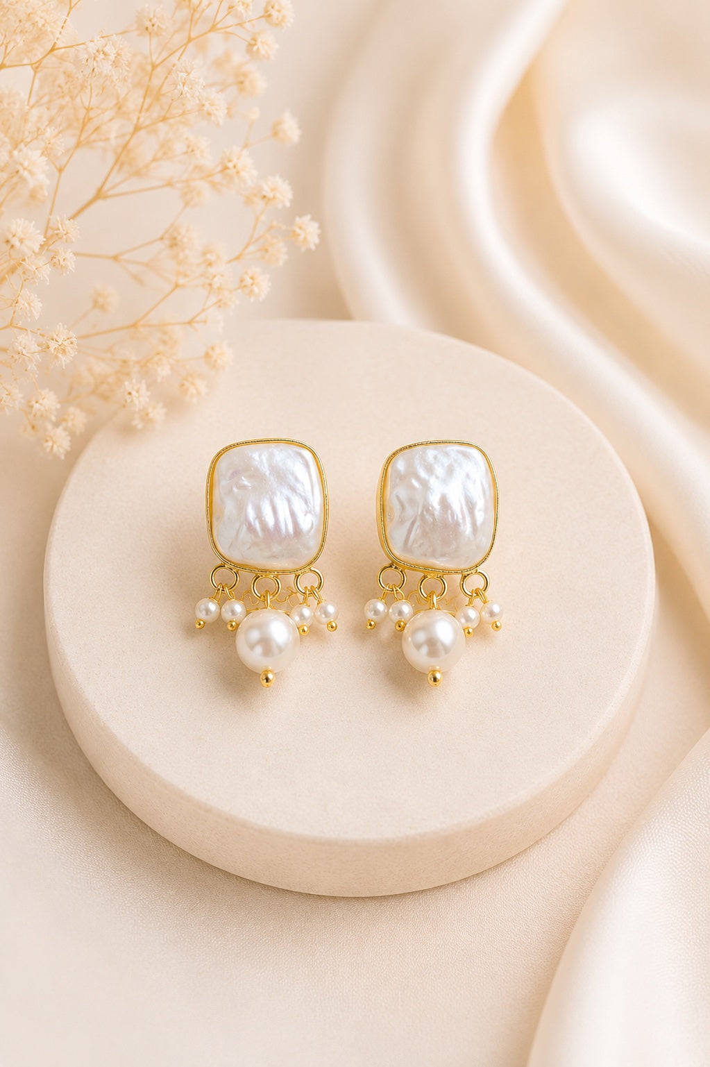 Isolde Drop Stud Earrings