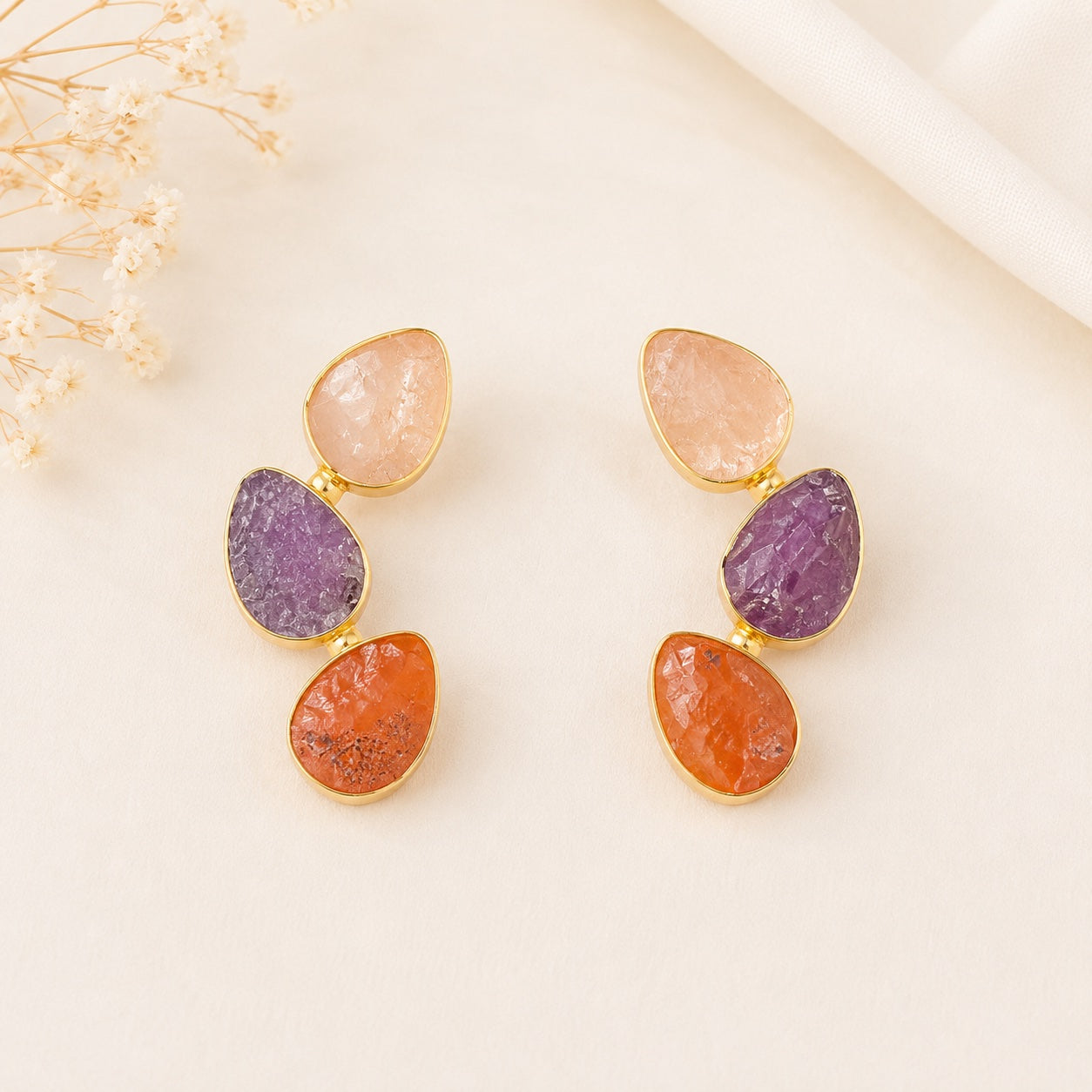 Nancy Minimal Stack Earrings