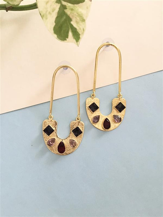 Hammered Drop Earring