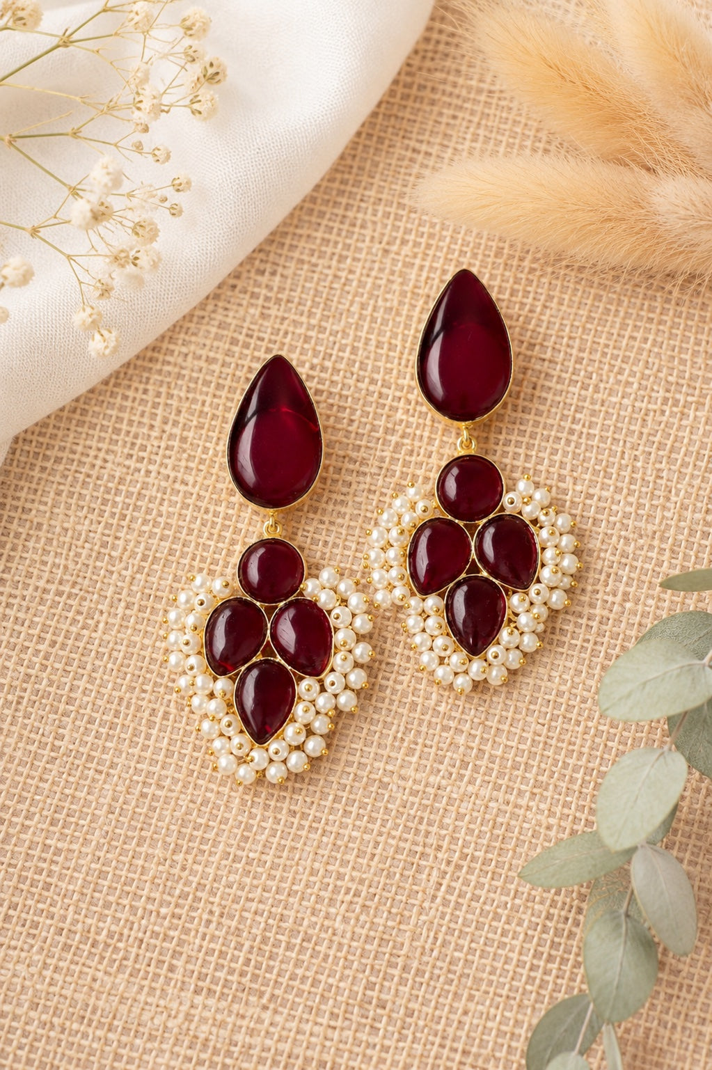 Nayantara Royal Pearl Dangles