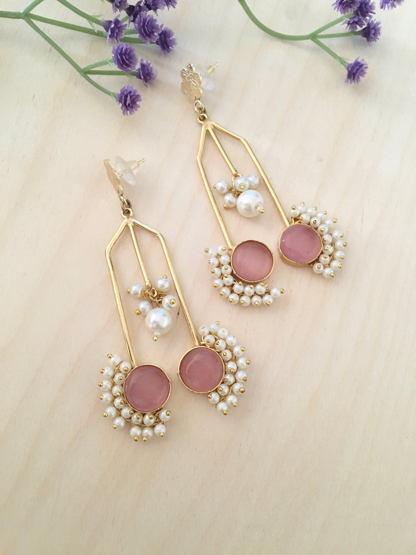 Mist Pearl Drop Earrings