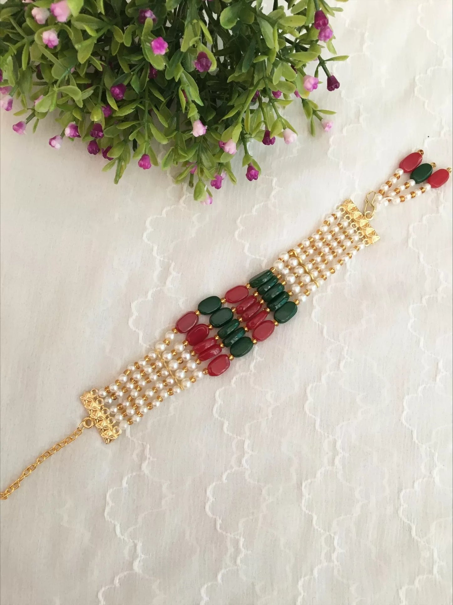 Cherry Chained Bracelet