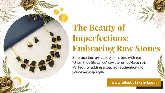 Embracing the Uniqueness of Raw Stone Brass Jewelry Set