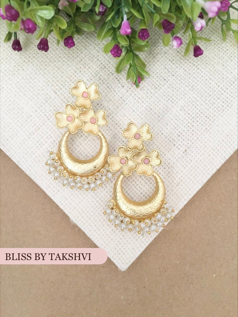 Kalyani Golden Drop Earrings