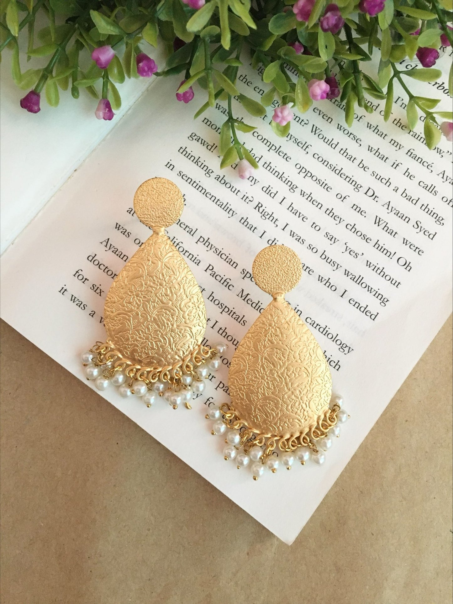 Thulips Drop Druzy Earrings