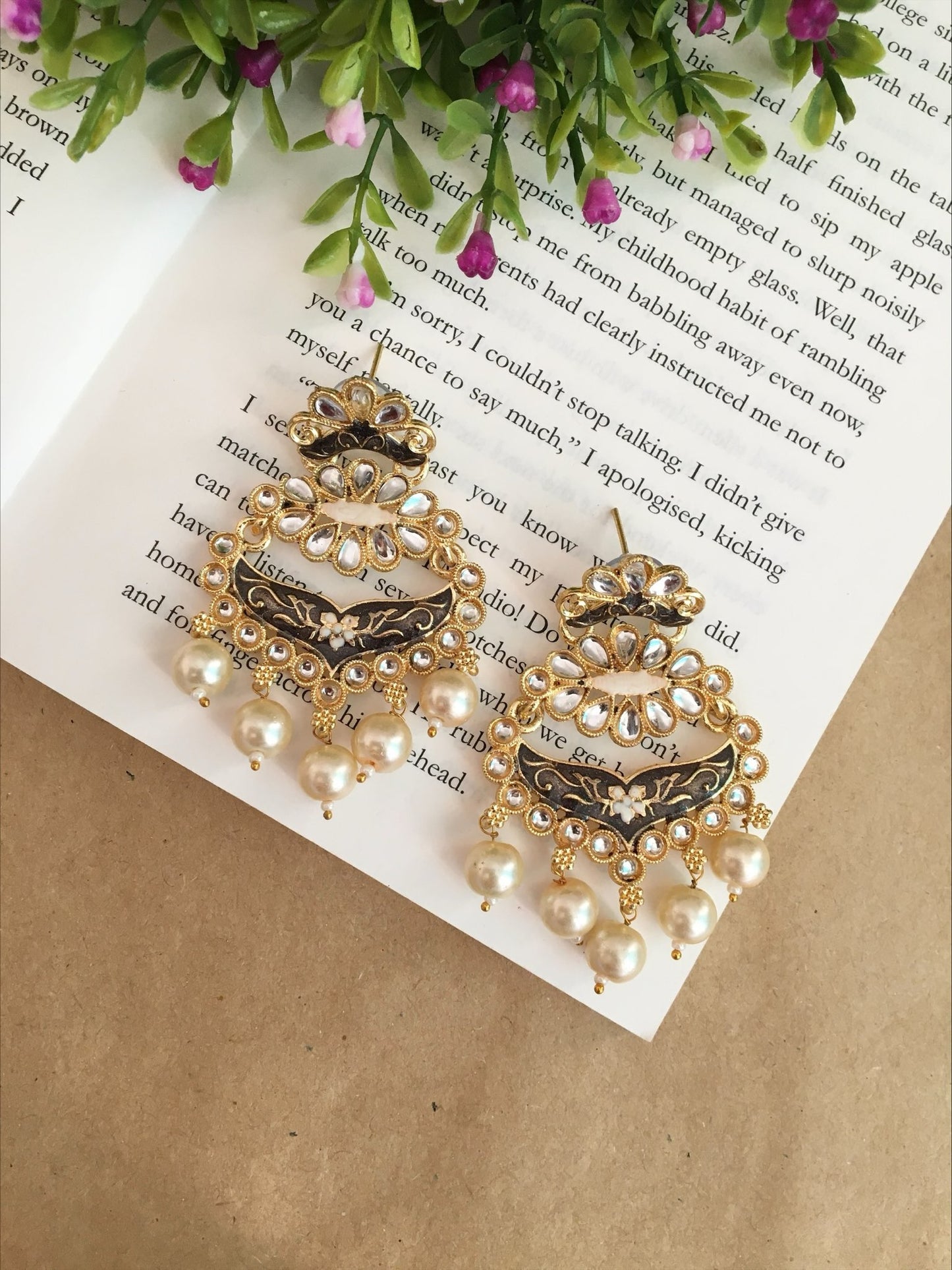 Maheen Meenawork Drop Earrings