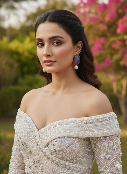 Amethyst Pearl Drops