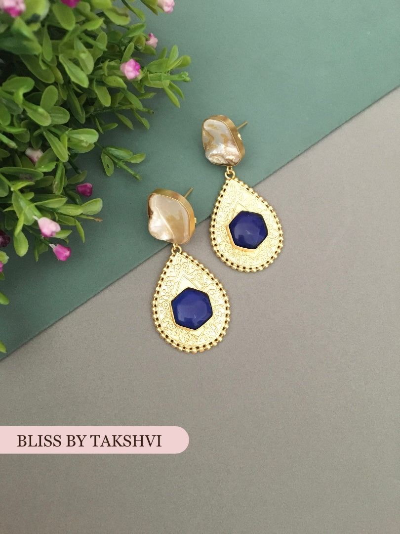 Harleen MOP Drop Earring