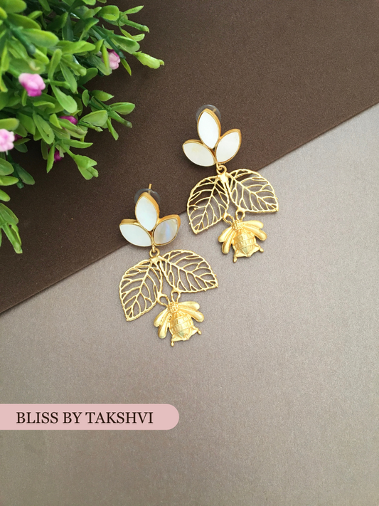 Shubhi Honey Bee Drop Earring