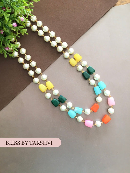 Glass Beads Double Layer Mala