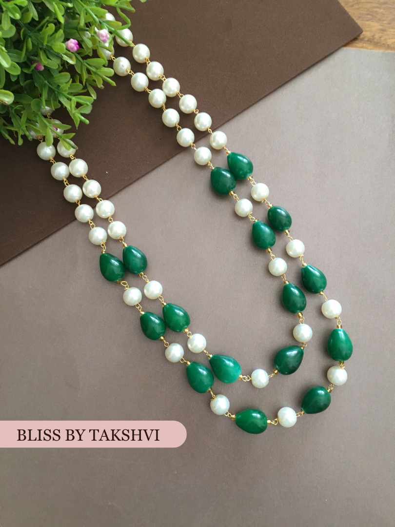 Glass Beads Double Layer Mala