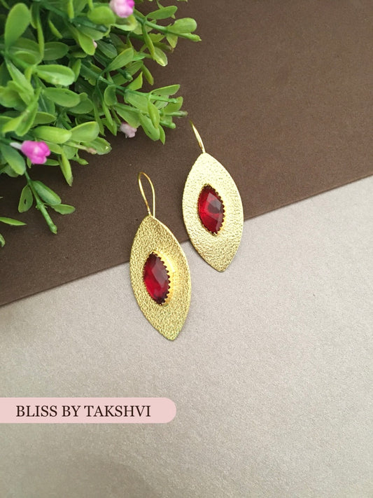 Hammered Teardrop Earring