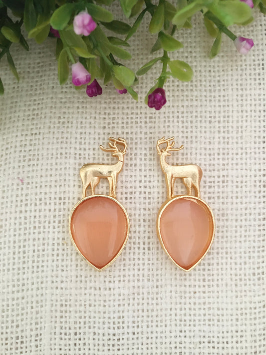 Zainab Deer Earrings