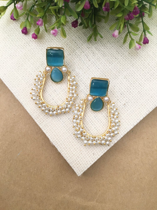 Ganika Pearl Drop Earrings