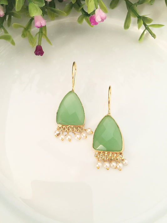 Kalika Pearl Hook Earrings