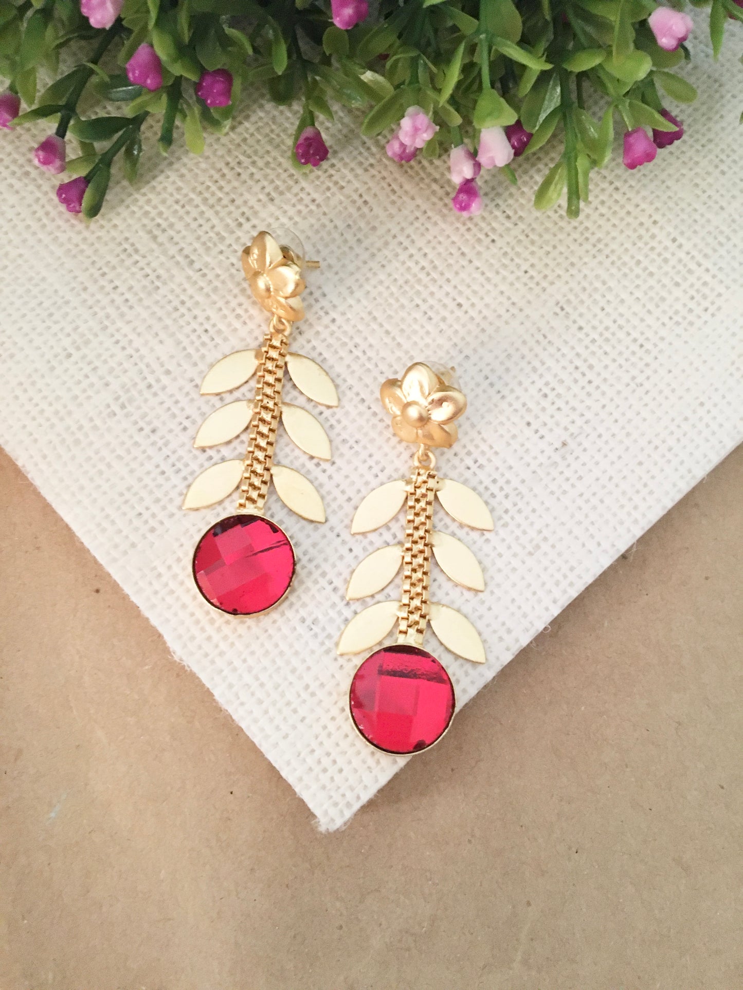 Maithili Petal Drop Earring