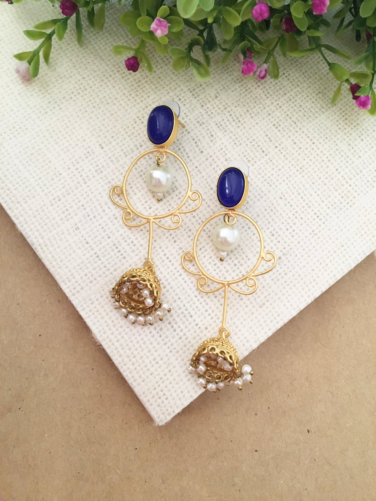 Farha Jhumki Drop Earrings