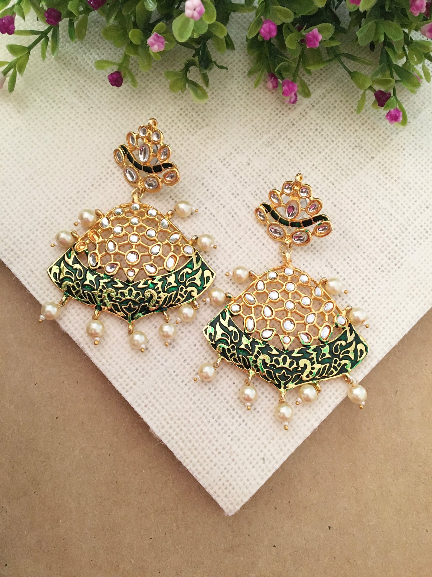 Shreyashi Kundan Traditional Earring