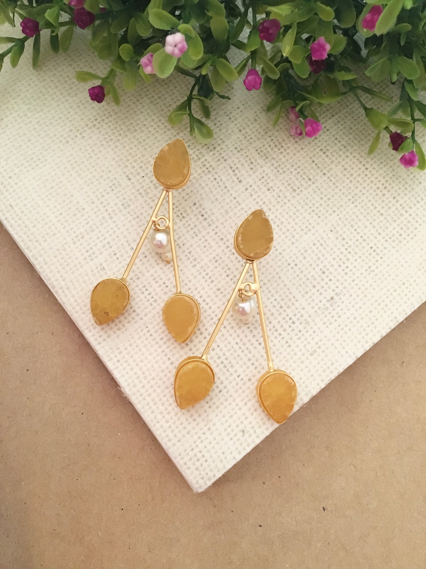 Prerna Raw Stone Earrings