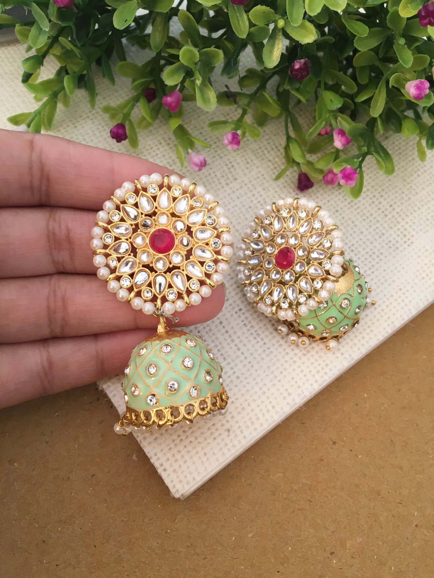 Evie Elegant Jhumkas