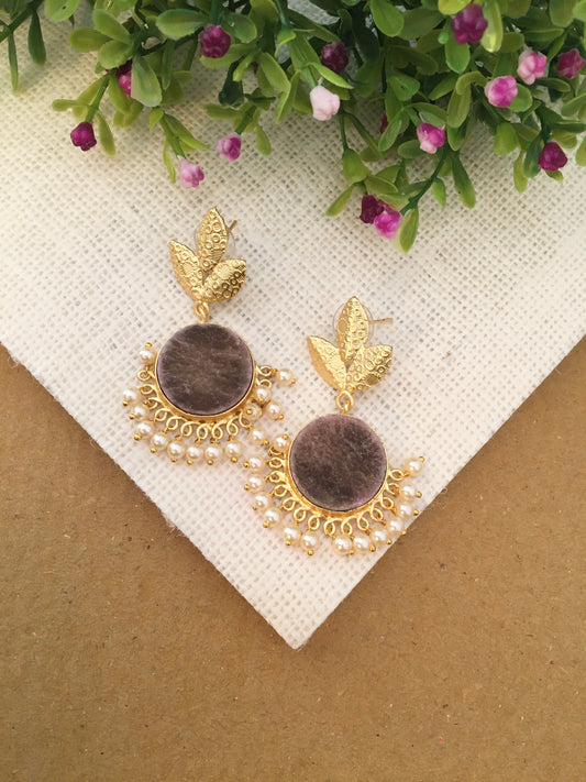 Frieda Round Earrings