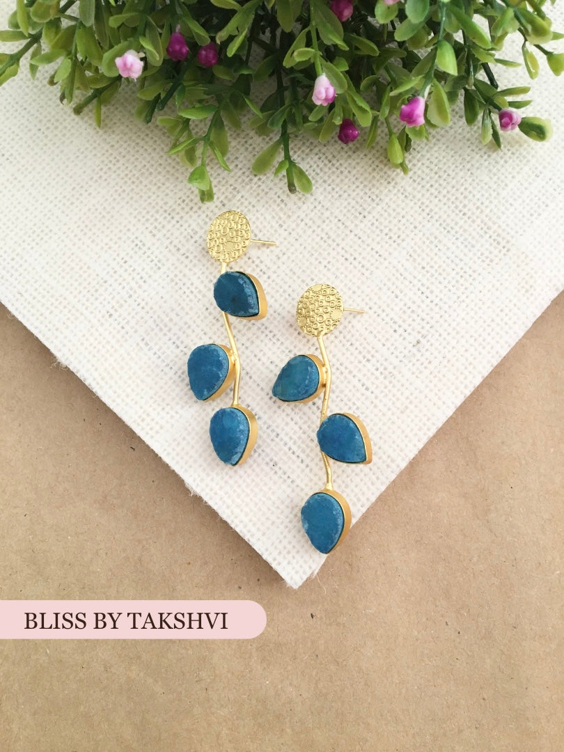 Tanya Curvy Drop Earrings