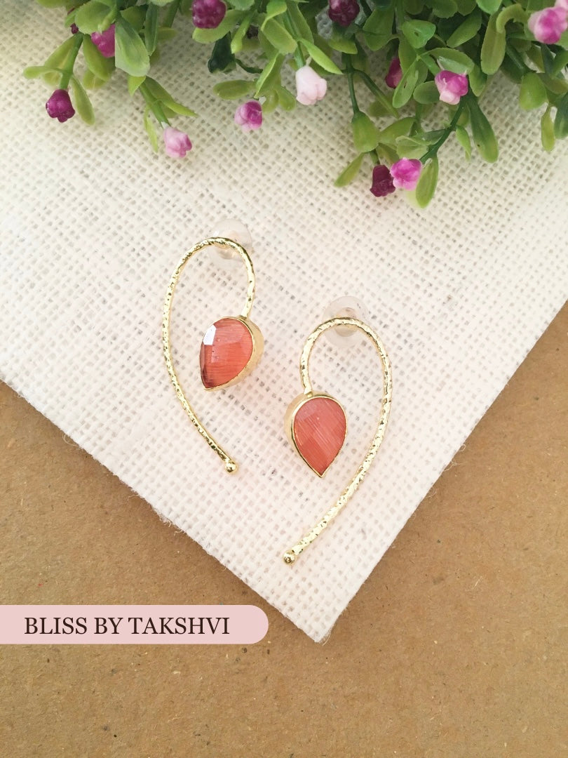 Ranhita Half Heart Earring